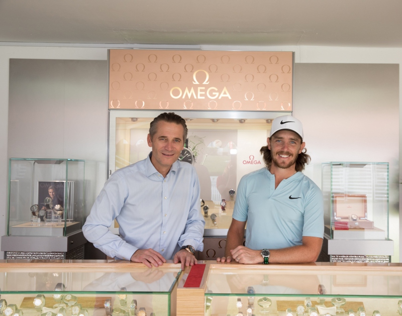 It is happy thing not only for Omega, but also for Tommy Fleetwood.
