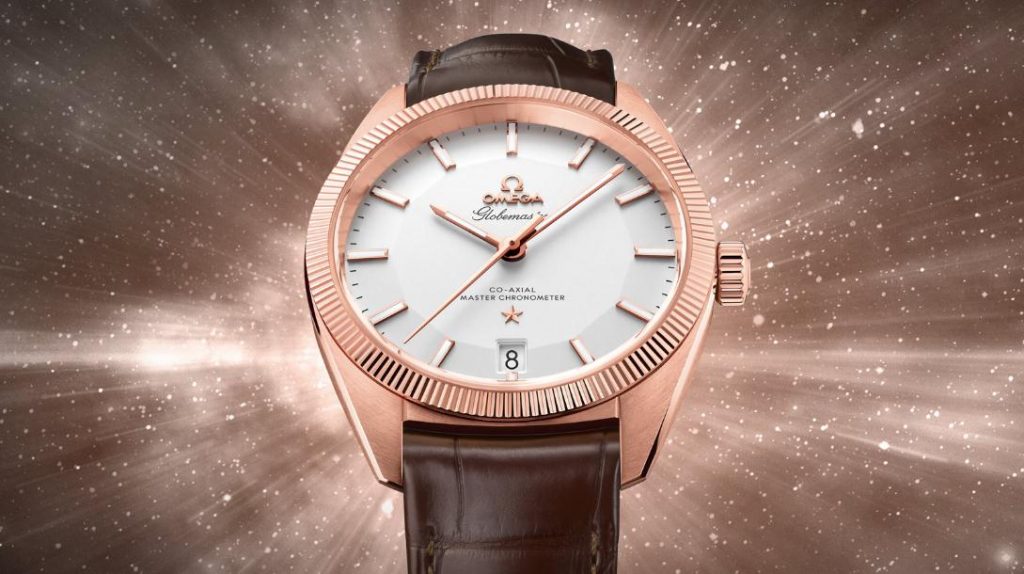 The 39 mm silvery dials fake Omega Constellation 130.53.39.21.02.001 watches are made from Sedna® K gold and matched with brown leather straps.