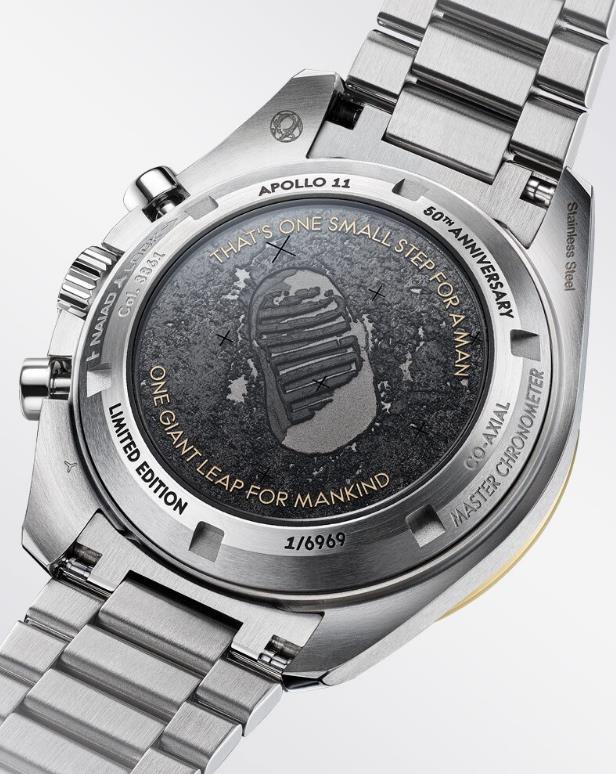 The limited fake watches are made from polished stainless steel.